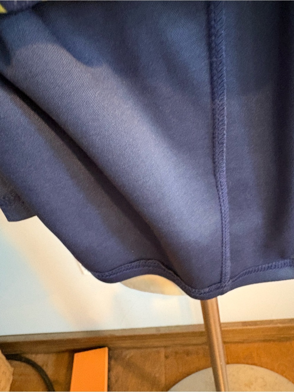 Navy Lemon Print Dress with pockets! - Picture 6 of 6